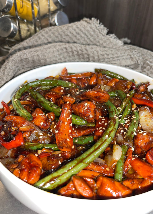 Chicken and Green Bean Stir Fry Printable Download